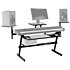 Z726L + Z/727 Stand 2 claviers Large Quik Lok