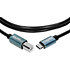 Câble USB 2.0 USB-C / USB-B noir, longueur 50 cm Klotz