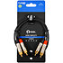 Câble bretelle RCA mâle - RCA mâle 0,60m Touring Plugger