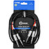 Câble bretelle Jack mâle mono - Jack mâle mono 3m Touring Plugger