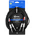 Câble bretelle Jack mâle mono - Jack mâle mono 6m Touring Plugger