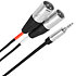 Câble Y mini-Jack mâle stéréo - XLR mâle 3b 1m Touring Plugger