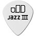 478P135 Tortex White Jazz III 1,35 mm Sachet de 12 Dunlop