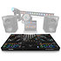 Pack DDJ-FLX10 + Housse w Wheels Pioneer DJ