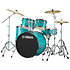 Set Rydeen 22" Turquoise Glitter + Hardware + Cymbales Yamaha