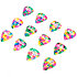 Médiators Celluloïd 0,81 mm Boîte de 12 Raimbow Shiver