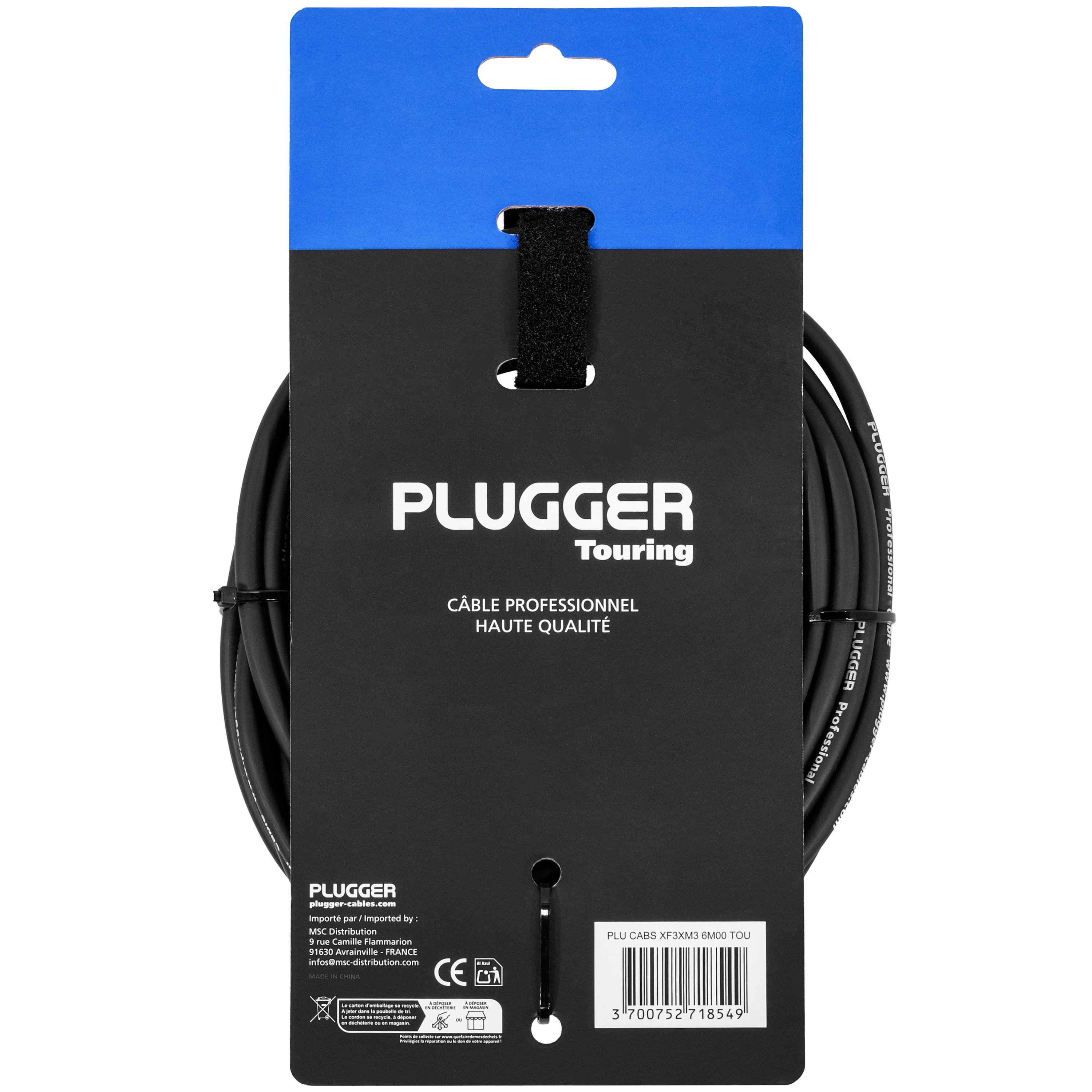 Plugger Cavo XLR Femmina 3 Poli A Maschio 3 Poli – 6 Metri, Confezione Da 2, Nero, Durevole E Affidabile - 4