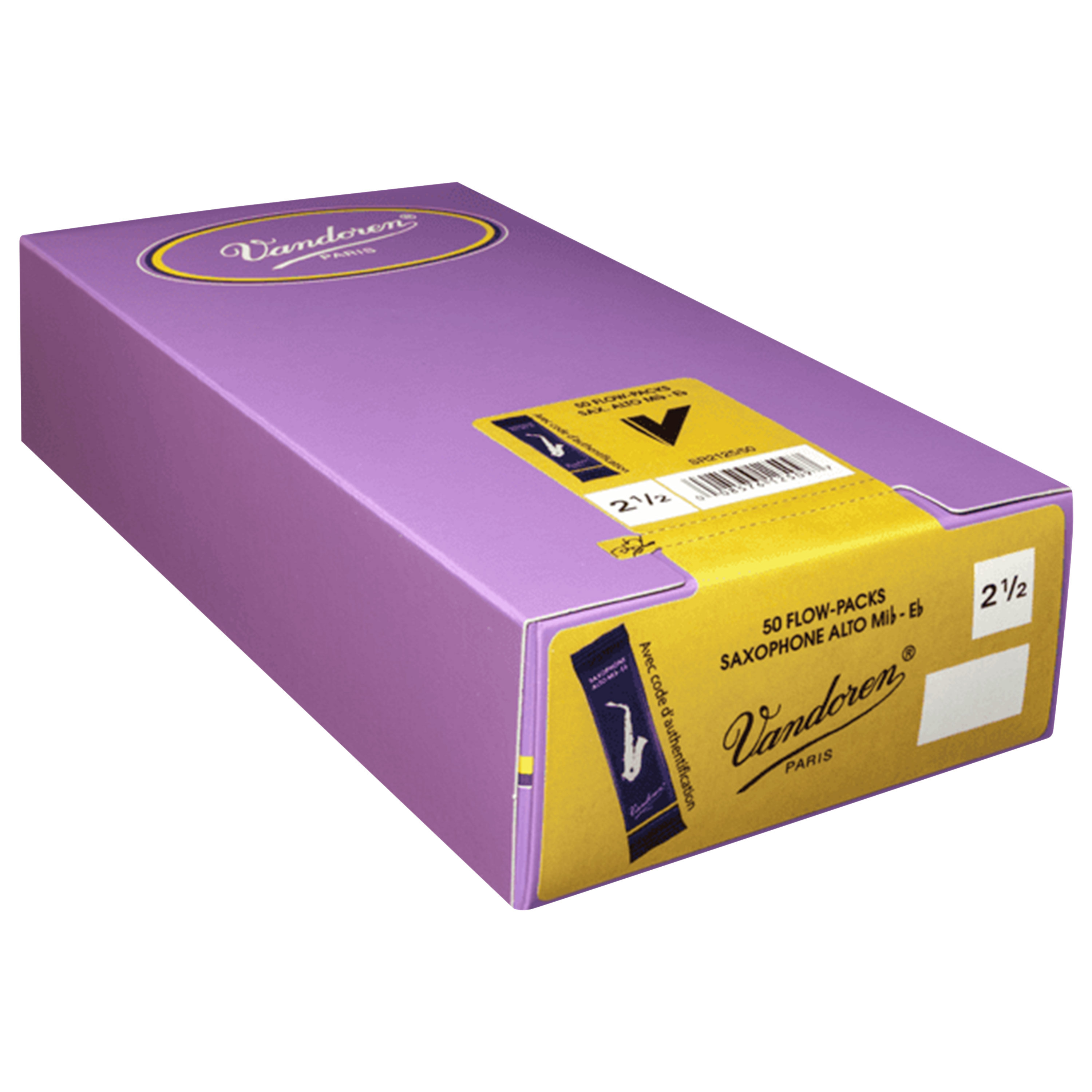 Vandoren SR8125 V21 Sax Alto 2.5 - Ance per sax alto durezza 2.5