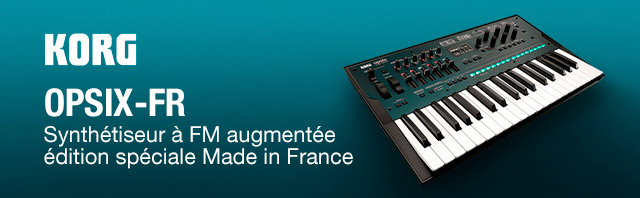 Korg : le Opsix-FR, une édition spéciale Made in France !