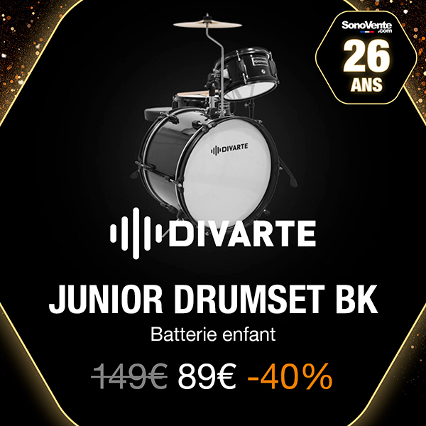 Divarte - Junior DrumSet BK