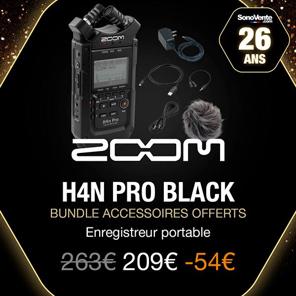 Zoom - H4n Pro Black Bundle