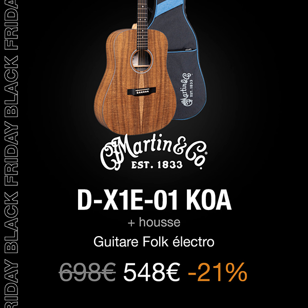 Martin - D-X1E-01 Koa + housse