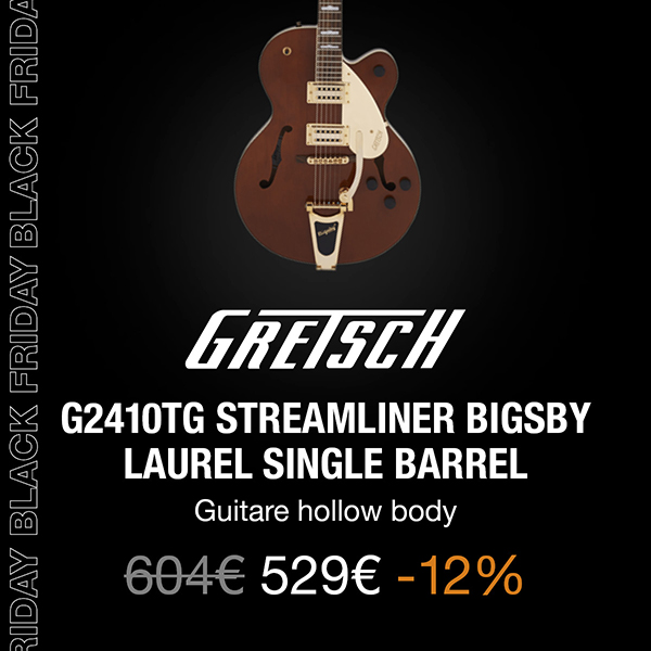 Gretch - G2410TG Streamliner Bigsby Laurel Single Barrel