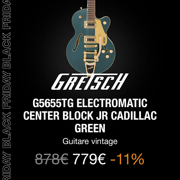 Gretch - G5655TG Electromatic Center Block Jr Cadillac Green