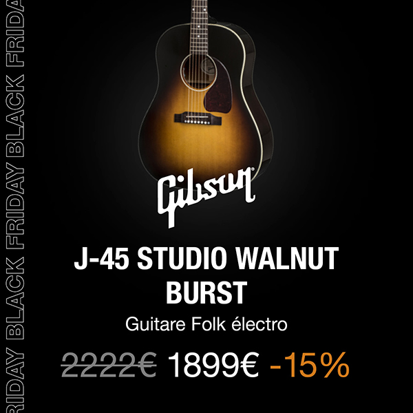 Gibson - J-45 Studio Walnut Burst