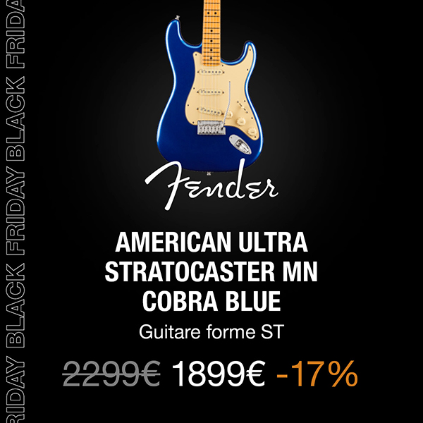 Fender - American Ultra Stratocaster MN Cobra Blue