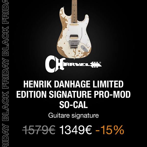 Charvel - Henrik Danhage Limited Edition Signature Pro-Mod So-Cal Style 1 HS FR M White Relic