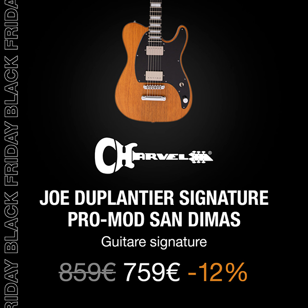 Charvel - Joe Duplantier Signature Pro-Mod San Dimas Style 2 HH E Mahogany Ebony Natural