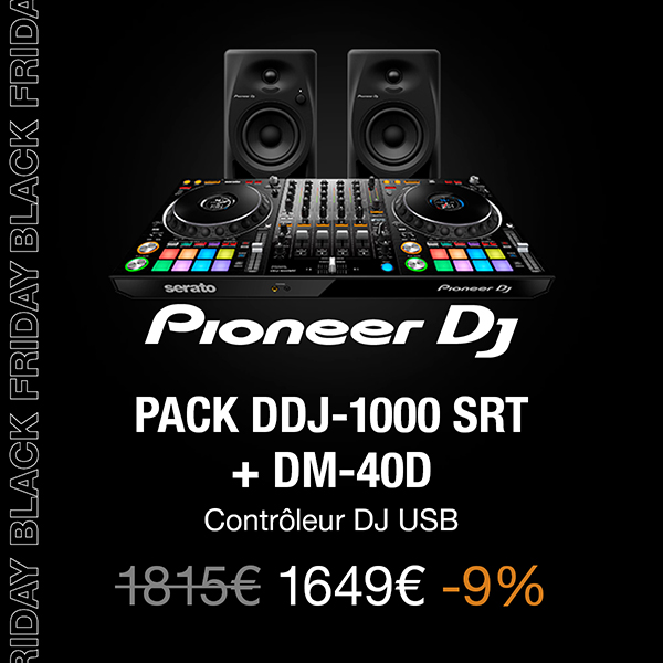 Pioneer DJ - Pack DDJ-1000 SRT + DM-40D