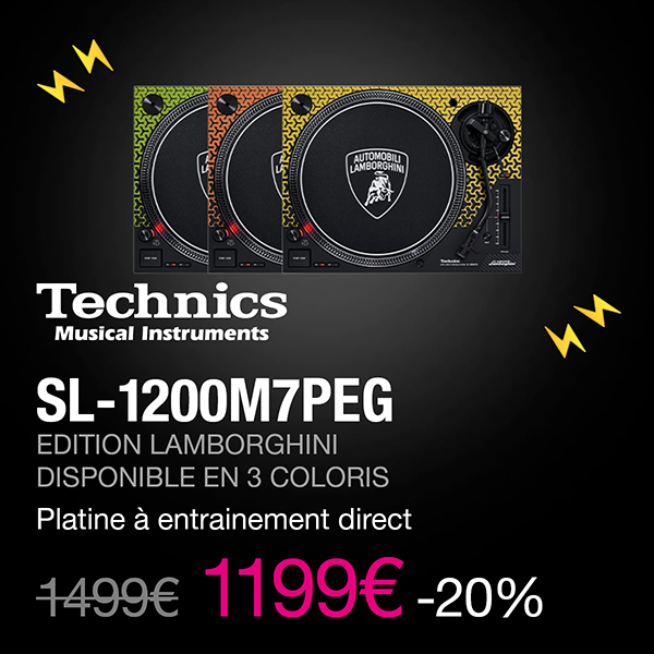 Technics - SL-1200M7PEG Green Edition Lamborghini