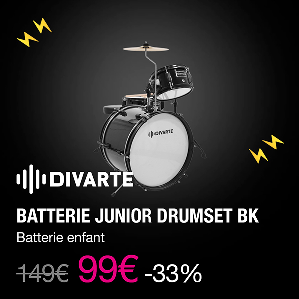 Divarte - Junior DrumSet BK