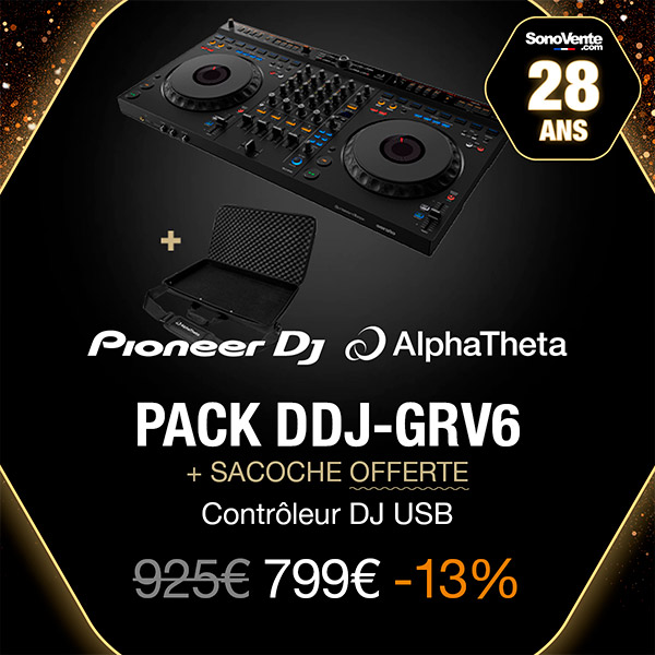 Pioneer DJ - DDJ-GRV-6 + sacoche offerte