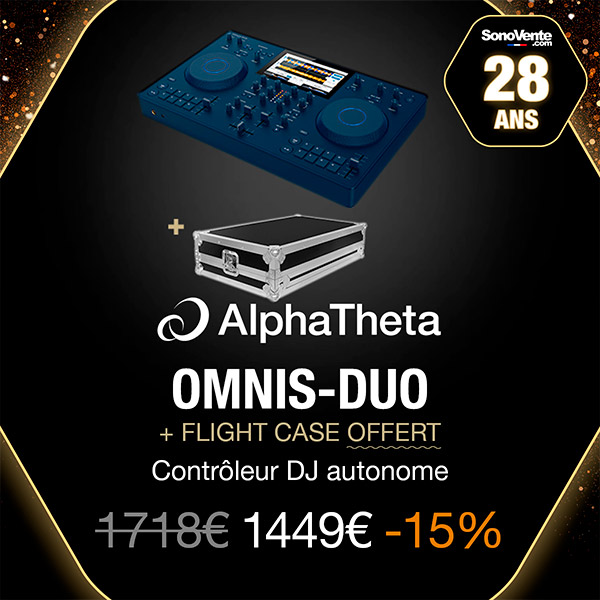 AlphaTheta - Omnis duo + flight case offert