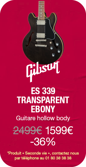 Gibson - ES 339 Transparent Ebony