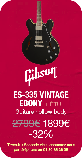 Gibson - ES-335 Vintage Ebony + étui